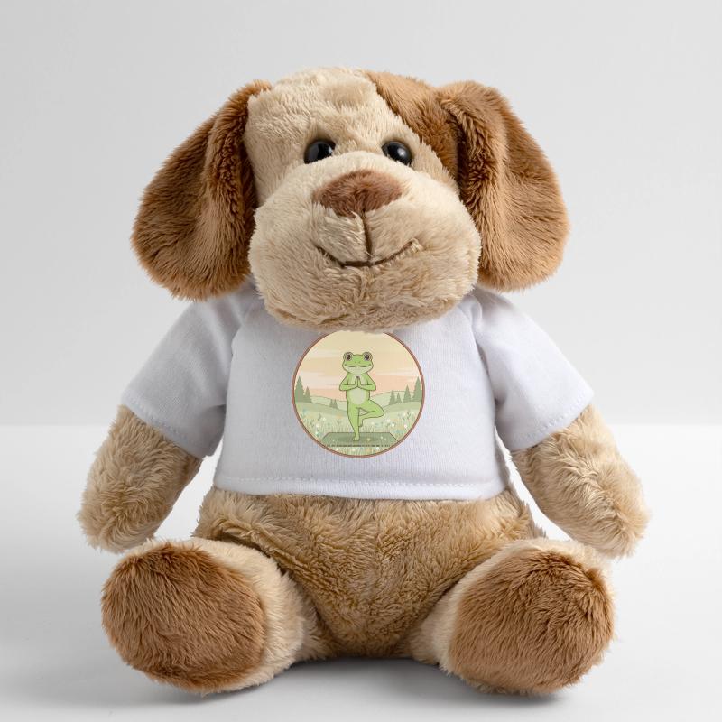 Yoga Frog Amphibian Doing Tree Pose MiniFeet® Dog Helge