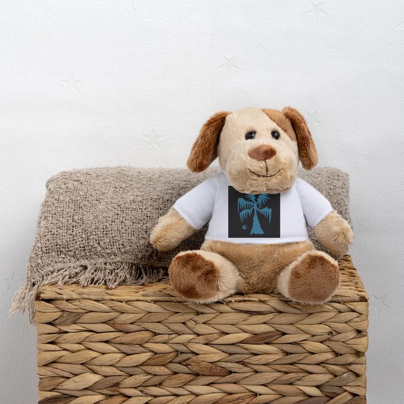 PALMIER. OCEAN. PLAGE. ART. MESSAGE. CITATIONS Chien en peluche Helge MiniFeet®