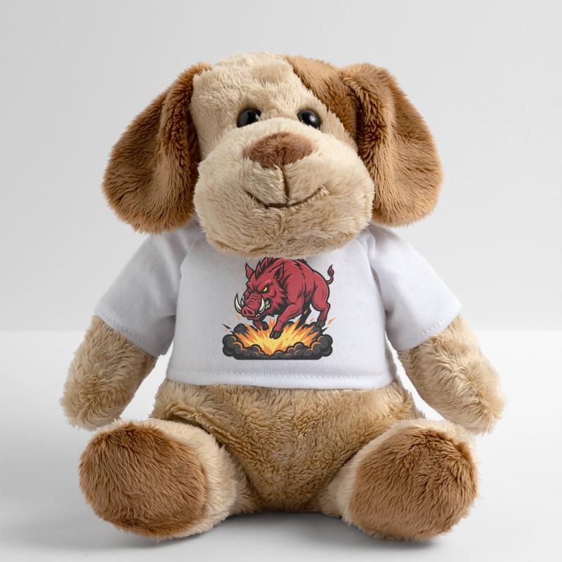 Red Boar Fire Blast Maskottchen Wildschwein MiniFeet® Hund Helge