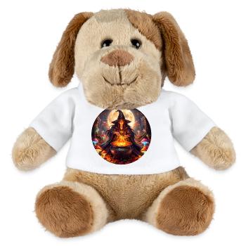 Moonlit Witch's Cauldron - MiniFeet® Dog Helge - white - Front