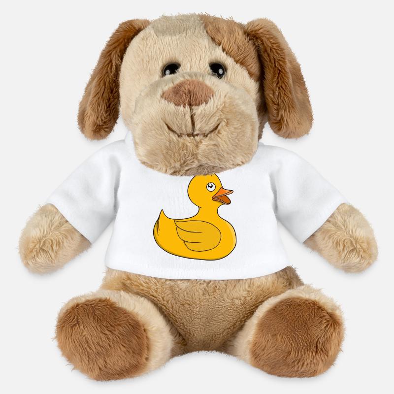 Sunny Rubber Duck - MiniFeet® Dog Helge - white