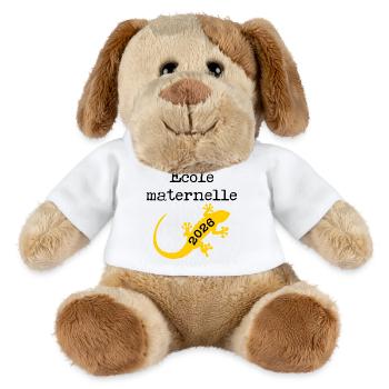 École Maternelle 2026 - Chien en peluche Helge MiniFeet® - blanc - Devant