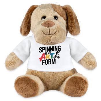 Artistic Cycling Art  - MiniFeet® Dog Helge - white - Front