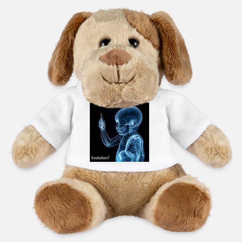 Évolution du smartphone - Chien en peluche Helge MiniFeet® - blanc