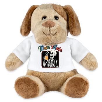 Moin Moin Skelettt Kaffee - MiniFeet® Hund Helge - Weiß - Vorne