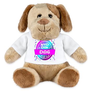 Genieß deinen Tag - MiniFeet® Hund Helge - Weiß - Vorne