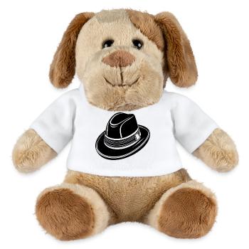 Gangster Hat - MiniFeet® Dog Helge - white - Front