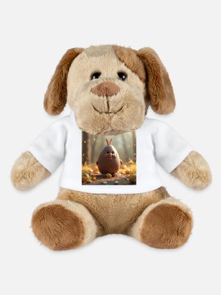 un lapin de pâques - Chien en peluche Helge MiniFeet® - blanc