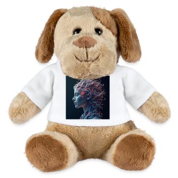 art féminin fantaisy - Chien en peluche Helge MiniFeet® - blanc - Devant
