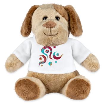 Yoga design_18 - Chien en peluche Helge MiniFeet® - blanc - Devant