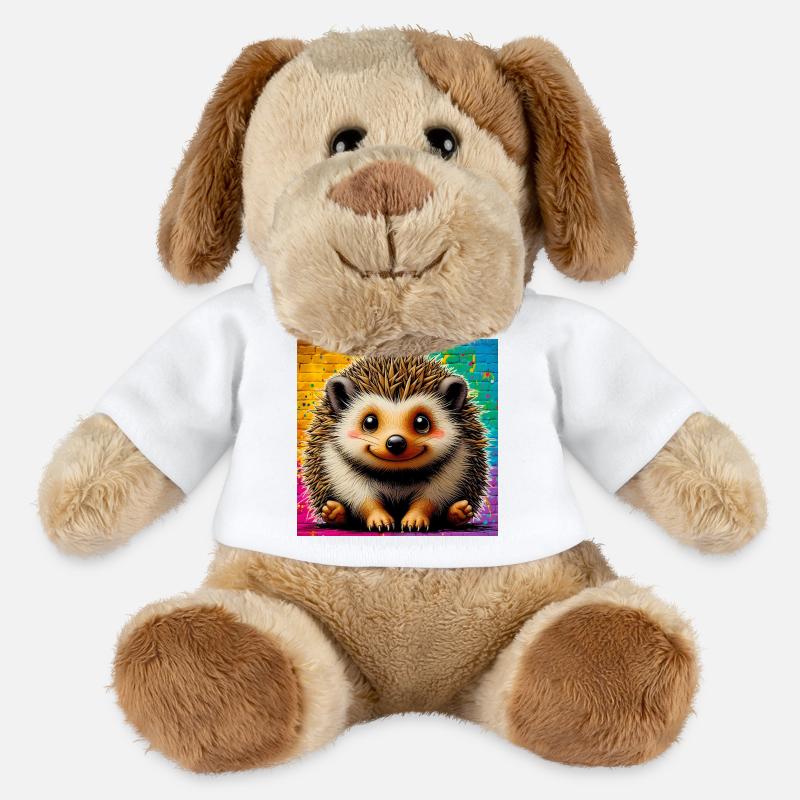 hedgehog - MiniFeet® Dog Helge - white