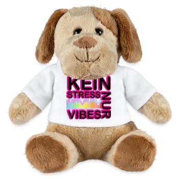 Kein Stress Vibes Neon - MiniFeet® Hund Helge - Weiß - Vorne