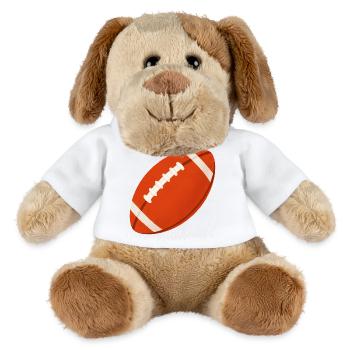 Tendances des sports de football américain - Chien en peluche Helge MiniFeet® - blanc - Devant