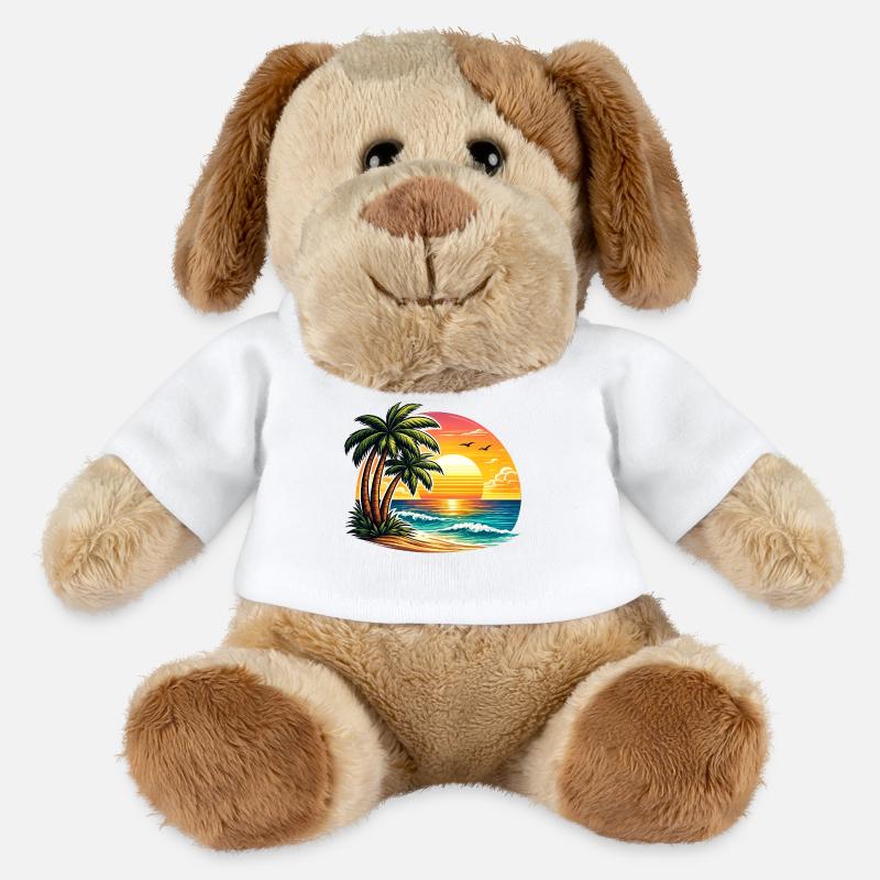 Palm Beach Sunset - MiniFeet® Dog Helge - white