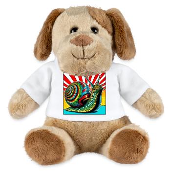 Schnecke - MiniFeet® Hund Helge - Weiß - Vorne