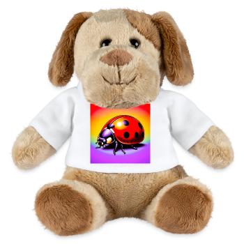 ladybird - MiniFeet® Dog Helge - white - Front
