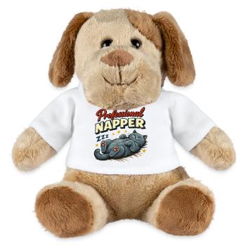 Professional Napper – British Shorthair Retro Cat - MiniFeet® Dog Helge - white - Front