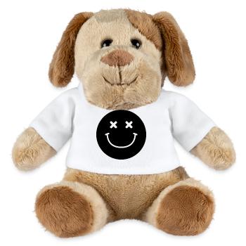 Smiley-Gesicht - MiniFeet® Hund Helge - Weiß - Vorne