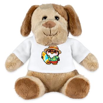 Hawaiianischer Pinguin Surf - MiniFeet® Hund Helge - Weiß - Vorne