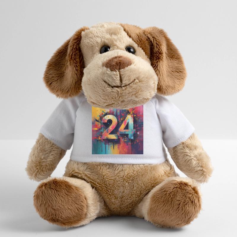 Abstrait coloré 24 Chien en peluche Helge MiniFeet®