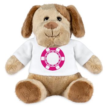 Casino coin - MiniFeet® Dog Helge - white - Front
