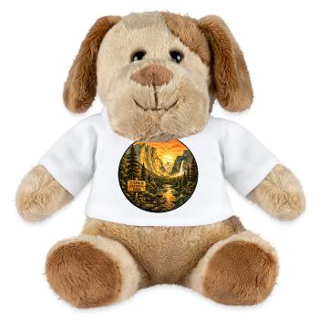 Parc national de Yosemite, Sunset, Californie - Chien en peluche Helge MiniFeet® - blanc - Devant