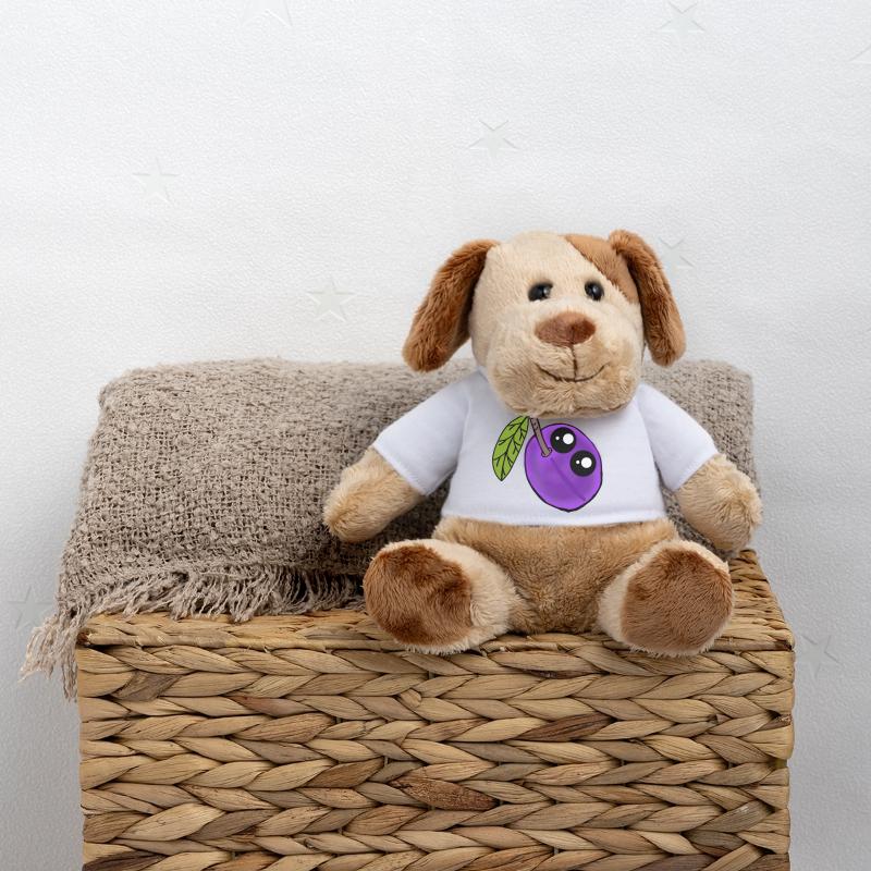 Fruit de prune Kawaii Fruit de prune Chien en peluche Helge MiniFeet®