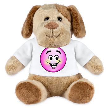 Niedliche pinke Blase - MiniFeet® Hund Helge - Weiß - Vorne