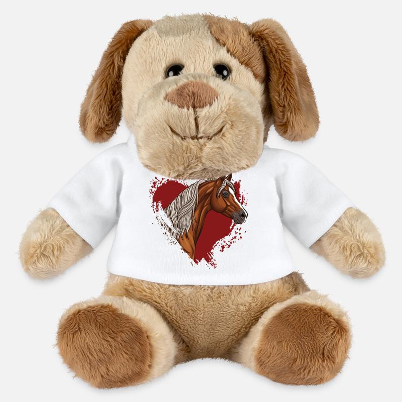 Ein Araberpferd und ein entmaterialisiertes Herz - MiniFeet® Hund Helge - Weiß