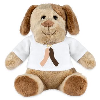 Vielfältige Hände klatschen Einheit - MiniFeet® Hund Helge - Weiß - Vorne