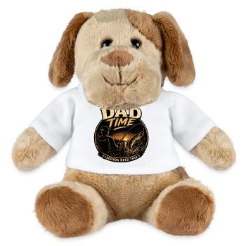 Dad Time Angelshirt – Pike Strike Sunset - MiniFeet® Hund Helge - Weiß - Vorne