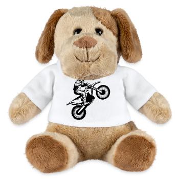 Motocross - MiniFeet® Hund Helge - Weiß - Vorne