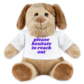 please hesitate to reach out - MiniFeet® Dog Helge - white - Front