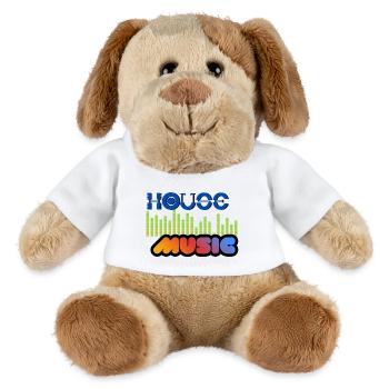 Musique House - Chien en peluche Helge MiniFeet® - blanc - Devant