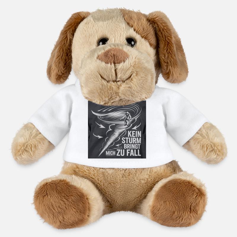 Kein Sturm bringt mich zu Fall - MiniFeet® Hund Helge - Weiß