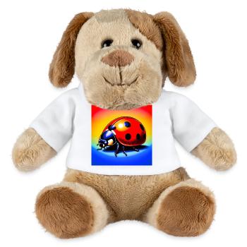 ladybird - MiniFeet® Dog Helge - white - Front