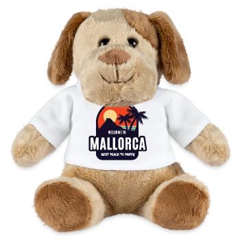 Welcome to Mallorca Party Sunset - MiniFeet® Hund Helge - Weiß - Vorne