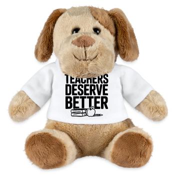 Teachers Deserve Better - MiniFeet® Dog Helge - white - Front