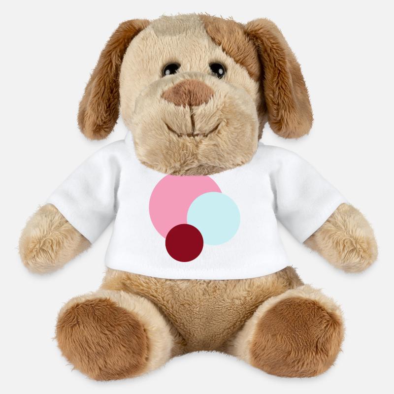 Planets in Pink Universe - MiniFeet® Dog Helge - white