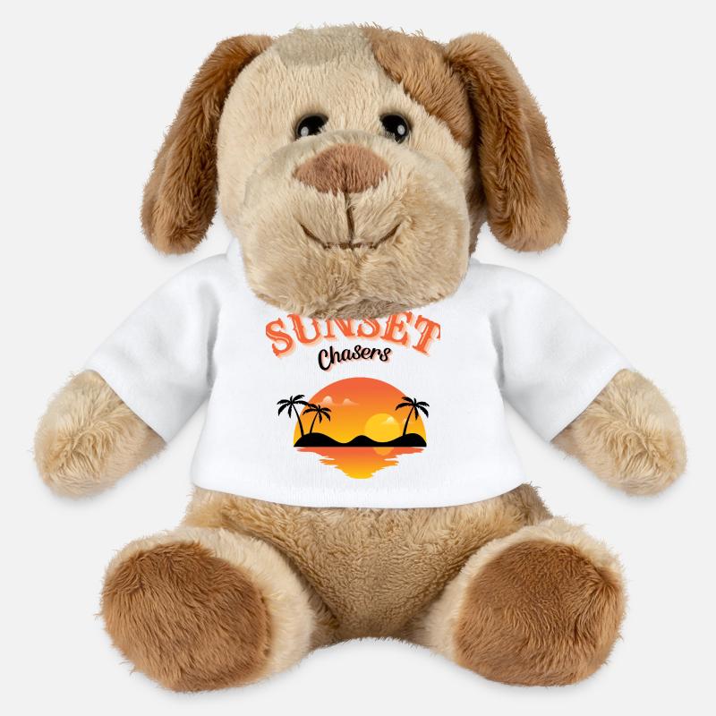 Sunset Chasers Tropical Evening Vibes - MiniFeet® Dog Helge - white
