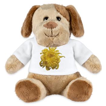 Vibrant_Yellow_Chrysanthemum_Flower - MiniFeet® Hund Helge - Weiß - Vorne