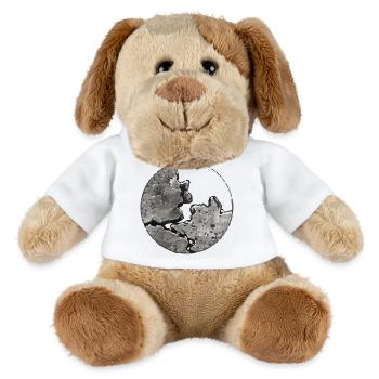 Fragment sacré – Ancienne relique Wabi Sabi - Chien en peluche Helge MiniFeet® - blanc - Devant