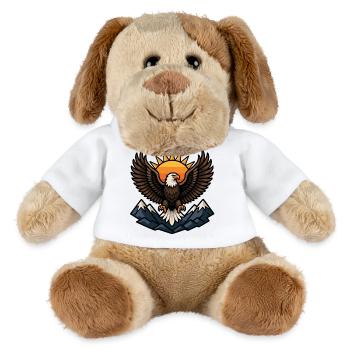 Golden Eagle on Mountain in the Sun - MiniFeet® Dog Helge - white - Front
