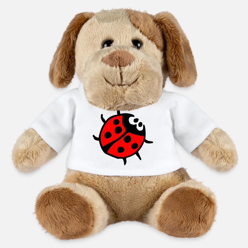 Marienkäfer - MiniFeet® Hund Helge - Weiß