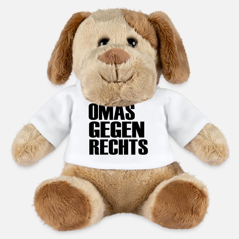 Omas gegen rechts - MiniFeet® Hund Helge - Weiß