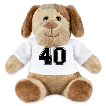 40 - MiniFeet® Hund Helge - Weiß - Vorne