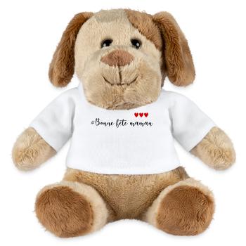 MOTHER'S DAY. HAPPY MOTHER'S DAY. MOM - MiniFeet® Dog Helge - white - Front