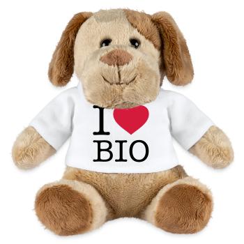I LOVE BIO - MiniFeet® Hund Helge - Weiß - Vorne