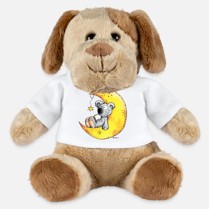 Koala im Mond - MiniFeet® Hund Helge - Weiß