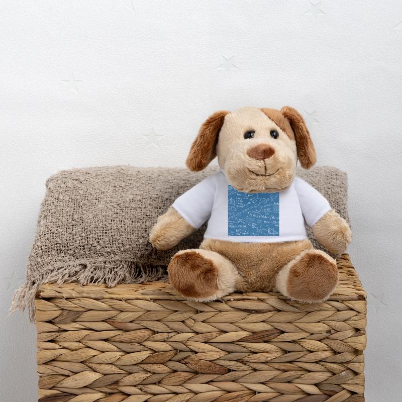 Math Equation Pattern, Quadratic Formula Math Gift MiniFeet® Dog Helge